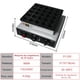 thumbnail image 2 of Maquina Electrica Para Mini Hotcakes, Wafflera Comercial 25pcs Mini Pancake, Electric Non-Stick Muffin Maker Ideal para Hogar y Cocina, Restaurantes, Snack Bar (CJ301), 2 of 7