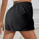 thumbnail image 2 of TaTaai Women's Breathable Solid Color Elastic Waist Shorts Anti-Slip Safety Liner 5" Pants with Pockets Casual Daily Wear Knee Length Shorts Gift, 2 of 7