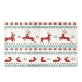 thumbnail image 2 of CADecor Christmas with Deer and Rabbits Bathroom Mat Bath Rug, Doormat 30x18 inches, 2 of 2