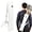 white, variant on Archery Back Quiver Leather Shoulder Quiver for Recurve Compound Bow Hunting Target Shooting 52.9x12.8x9.6cm