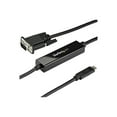 thumbnail image 1 of StarTech.com Câble USB-C vers VGA de 3 Pi (1 m), Adaptateur Actif Vidéo USB Type-C vers VGA 1920x1200/1080p, Compatible Thunderbolt 3, Câble Portable vers Moniteur/projecteur VGA Mode Alt DP HBR2 - Câble Vidéo USB-C de 1 m (CDP2VGAMM1MB) - Adaptateur Vidéo Externe - USB-C - VGA - pour P/N : TB4CDOCK, 1 of 5