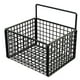 thumbnail image 4 of Cesta de almacenamiento montada en la pared, cesta colgante de alambre de Metal adhesivo sin perforación para cocina, despensa de alimentos, organización de baño, color negro, 4 of 5