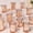 Rose Gold, variant on Gold Votive Candle Holders Set of 24, Speckled Mercury Candle Holders for Wedding Gold Centerpiece Table Decorations, Tealight Candle Holder for Party Bridal Shower Decor, Home Decor