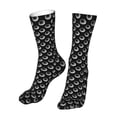 thumbnail image 6 of Bingfone Golf Balls Prirnt Women's Men's Fun Pattern and Solid Crew Socks-1 Pair Pack-Cool & Classic Novelty Design Gifts, 6 of 7