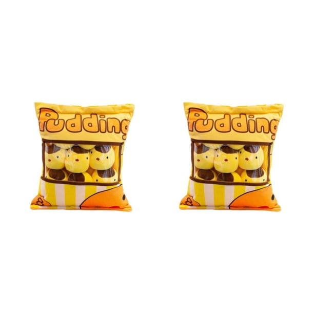 Matsuzay Muñeco de peluche, almohada de pudín, cojín de algodón PP, regalo dulce multiusos Type2 NO2