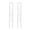 White, variant on ToppiJoy 2Pcs U-Shaped Stair Handrail, Wrought Iron Hand Rails for Outdoor & Indoor Steps, Non-Slip Safety Support Poles for Porch Deck Loft(Black, Rectangle+Square)