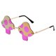 thumbnail image 1 of Gafas de sol con forma de hongo y película de color, sin marco, de moda, con forma de bola y forma cóncava, 1 of 3