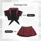 thumbnail image 5 of Conjunto de cosplay de lencería de colegiala para mujer, conjunto de lencería sexy, disfraces de estudiantes, falda a cuadros de juego de rol JK con top corto, 5 of 7