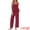 Red, variant on DARING DIVA Women's Cami Tank Top and Pants Pleated Pajama Sets with Pockets M Black