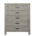 thumbnail image 2 of Soho Baby Hanover 5 Dr Chest Oak Gray, 2 of 5