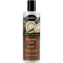 ShiKai Daily Moisturizing Shower Gel – Coconut Body Wash with Aloe Vera & Oatmeal for Dry Skin Relief (12 oz)