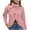 Pink, variant on Fartey Turtleneck Sweaters for Women 2024 Trendy Button Dowm Tunic Sweater Soft Comfy Fall Long Sleeve Pullovers Casual Loose Crew Nec Jumpers Gray 2XL