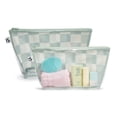 thumbnail image 3 of Juego de 2 bolsas de viaje Tiny Twinkle a prueba de desorden (Sage Checkers), 3 of 5