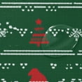 thumbnail image 4 of Yayeee Shower Curtain with Hooks 72"x72" Waterproof Fabric Bathroom Hanging Decor, Green Christmas Trees, 4 of 5