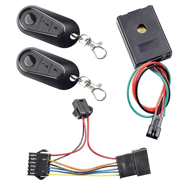 Electric Bicycle Alarm, Touch Start Electric Bike Alarm 3672V Anti Theft Security System for Electric Scooter