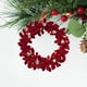thumbnail image 5 of RKSTN christmas deals Burgundy Bow Christmas Decoration Flocking Hanging Christmas Tree Decoration Hanging Decoration, 5 of 6
