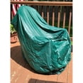thumbnail image 4 of 2 Pack: Adirondack Chair Cover from Patio Style Concepts Embossed Vinyl Protect Patio Furniture Green, 4 of 5