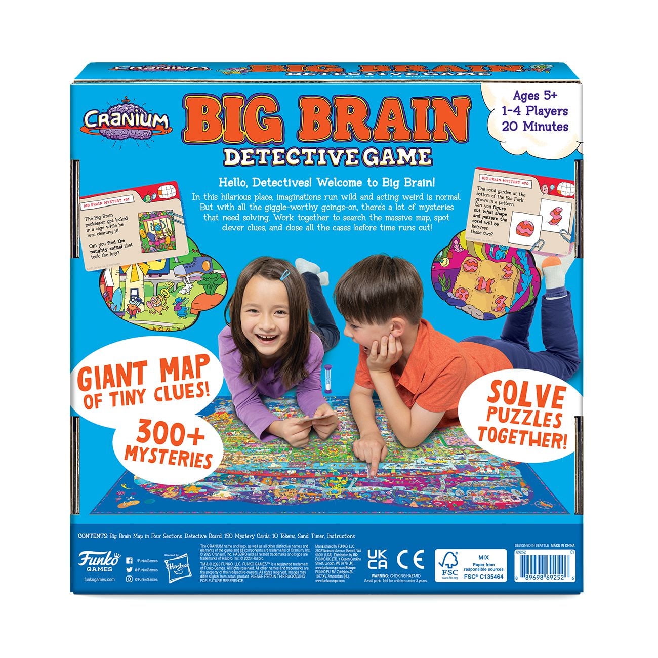Funko Games CRANIUM BIG BRAIN DETECTIVE GAME