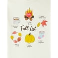 thumbnail image 3 of Wonder Nation Girls Graphic and Solid T-Shirt, 2-Pack, Sizes 4-18 & Plus, 3 of 3