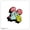 Unframed Version, variant on Gallery Pops Disney Mickey Mouse - Peace Fingers Wall Art, White Framed Version, 12" x 12"