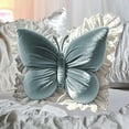 thumbnail image 4 of Seyotauo Butterfly Throw Pillow, Butterfly Shaped Decorative Pillow for Sofa Couch Bed, Plush Velvet Lumbar Support Cushion for Office Chair & Car Seat, 4 of 7