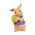 thumbnail image 3 of yotijay Easter Bunny Figurine Cuddly Ornament for Party Supplies Desk Brown egg, 3 of 9