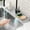Light Gray, variant on 24'' Longer Faucet Mat for Kitchen Sink Splash Guard[7° Slope Fast Self-draining][Snap Lock Fit]Essential household tools