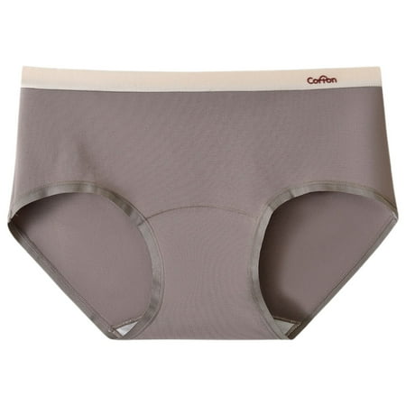 Xiaoxatg Panties for Women s Casual Mid Rise Elongated Crotch Shorts Panties Silk Thongs for Women