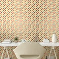 thumbnail image 2 of Ambesonne Abstract Retro Peel & Stick Wallpaper for Home, Geometric Stars, 13"x72", Beige and Multicolor, 2 of 5