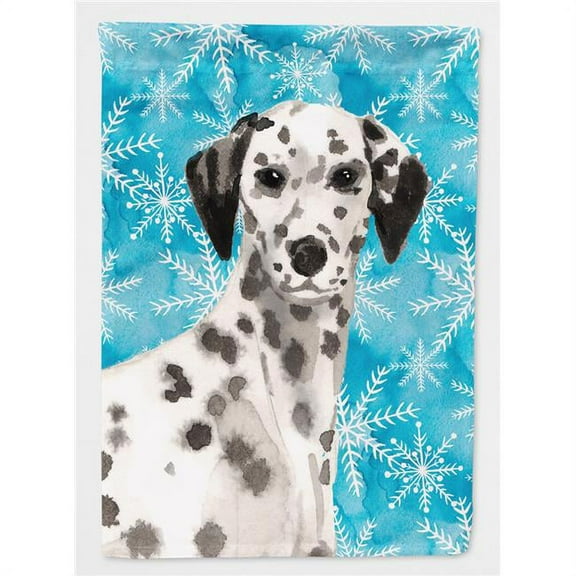 Dalmatian Winter Flag Garden Size