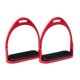 thumbnail image 2 of Estribos de Seguridad para a Caballo en Inglés para Silla de - Peldaños de Goma Antideslizantes Y Carril Ancho rojo DYNWAVEMX Estribos de caballos, 2 of 8