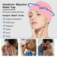 thumbnail image 2 of Headache Relief Hat, Ice Cap for Migraines Tension Sinus Headache Relief, Snugly Fit for Head Ice Pack Cap with Gel Ice for Headache Migraine Relief, Compressed Therapy Headache Relief Cap, 2 of 6
