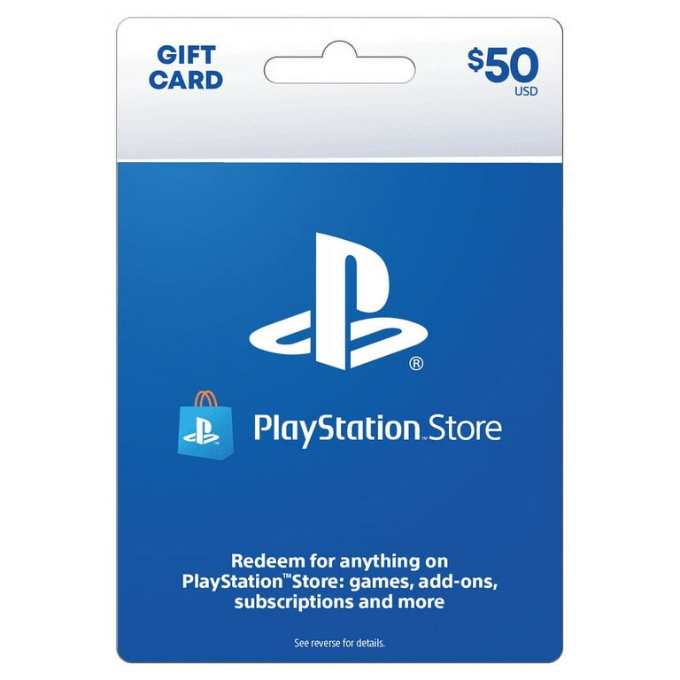 Sony $50 PlayStation Store Cash Card [Digital] Digital Item - Best Buy