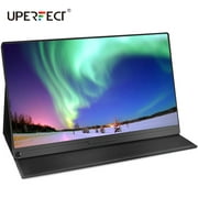 UPERFECT Portable Monitor 13.3" Computer Display [100% sRGB High Color Gamut] 1920×1080 USB C Monitor FHD Eye Care Gaming Screen IPS HDMI Type C OTG DP Dual Speakers VESA, Included Smart Cover Stand