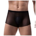 thumbnail image 1 of Men's Solid Color Trend Mesh Breathable Briefs for Everyday Comfort and Lightweight Support, 1 of 5