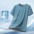 thumbnail image 2 of NIEWTR Mens Workout Athletic Shirts Moisture Wicking Running T-Shirts Breathable Short Sleeve Gym Tee（Dark Green,7XL), 2 of 8