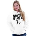 thumbnail image 4 of Math Is Easy As Funny Teacher Nerdy Hoodie Sweatshirt Women Men Brisco Brands M, 4 of 6
