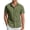 Army Green, variant on COOFANDY Men's Casual Button Down Shirts Short Sleeve Wrinkle Free Summer Tops