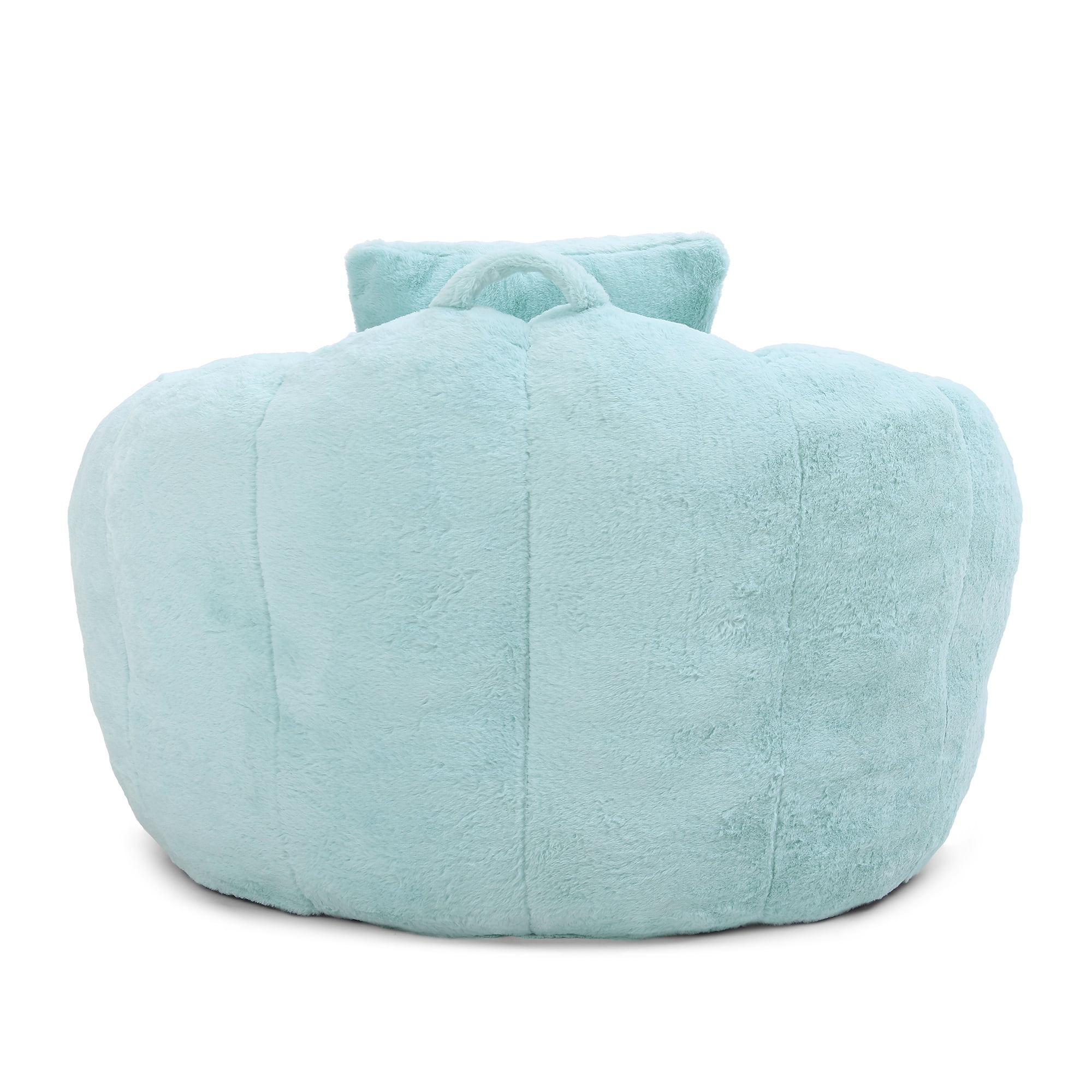 Jopath Bean Bag Chair with Footstool, Oversized Bean Bag for Adults and Kids, Stuffed Big Accent Sofa, Floor Sofa for Gaming Reading Living Room Bedroom Light Blue