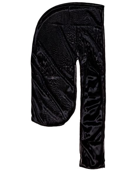 Black Silk Durag - Wave cap 