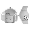 thumbnail image 4 of Swatch LW143 Women's Hora Blanca Originals White Dial White Silicone Strap Watch, 4 of 5