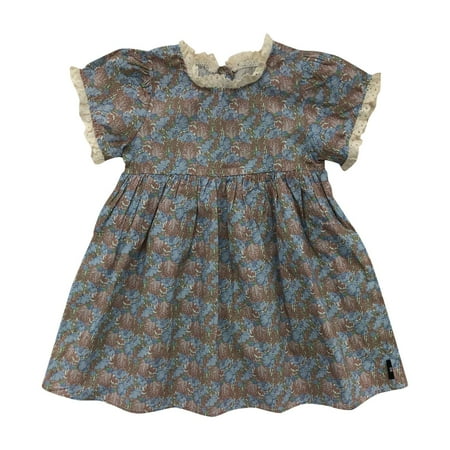 

Little Girls Dress Toddler Floral Vintage Lace Cotton Short Sleeve Princess Dress For 1 To 9 Years Kids Baby Sweet Sundress Outwear Leisure Dailywear