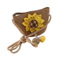 thumbnail image 3 of CAIXIA Crossbody Bags With Adjustable Straps Girls Adjustable Strap Straw Woven Boho Crossbody Messenger Tote Bag, Lightweight Summer Beach Shoulder Purse, 3 of 6