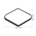 thumbnail image 2 of Tineasur Durable Black Plastic Pool Rack for Billiard Balls with Stable Structure, 2 of 8