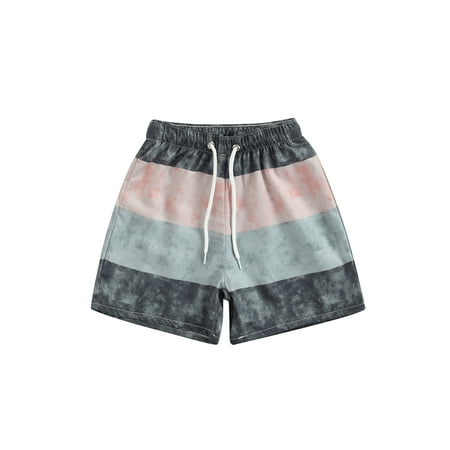 

RSRZRCJ Toddler Boys Swim Trunks Casual Beach Drawstring Waist Swim Shorts Summer Quick Dry Beachwear