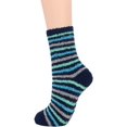 thumbnail image 6 of Zando Womens Fuzzy Socks Winter Slipper Socks Non-Slip Grip Socks Warm Fleece Socks Non Skid Socks Soft Fluffy Socks 5 Green Dot & Striped, 6 of 7