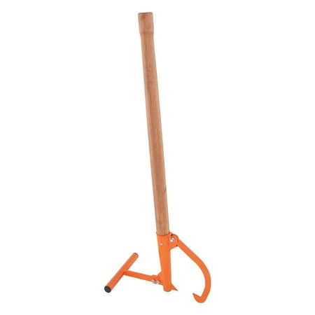 Timberjack 46.5" Heavy Duty Log Lifter with Wooden Handle - Lifts Logs Up to 15" Diameter, Durable Logging Tool