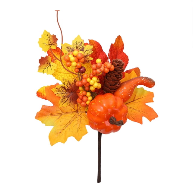 Seasonal Decorative Plug Maple Leaf Pumpkin Red Fruit Accessories Autumn Props Party Decorations Graduation 2022 Decorations Travel Decorations for Scrapbook Map Decorations World Map Decorations