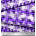 thumbnail image 3 of Soimoi Silk Fabric Gingham Check Printed Fabric 1 Yard 42 Inch Wide, 3 of 3