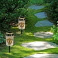 thumbnail image 4 of SEANATIVE Cross Solar Lights for Cemetery Butterfly Solar Stake Lights Solar Pathway Lights Cemetery Decorations for Grave Grandpa Solar Walkway Lights Garden Solar Light for Lawn, Patio, Backyard, 4 of 7